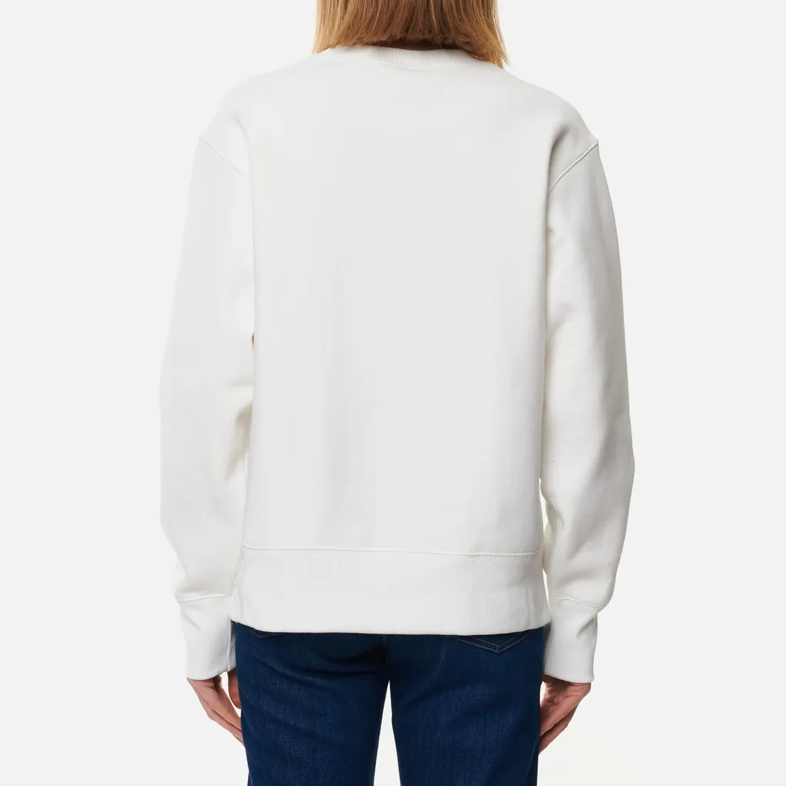 Champion Reverse Weave Женская толстовка Small Logo Chest And Sleeve Crew Neck