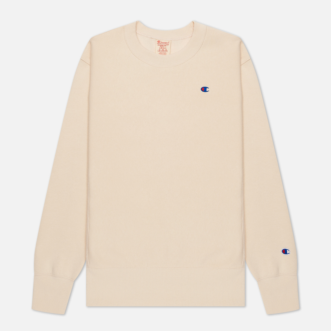 Champion Reverse Weave Женская толстовка Small Logo Chest And Sleeve Crew Neck