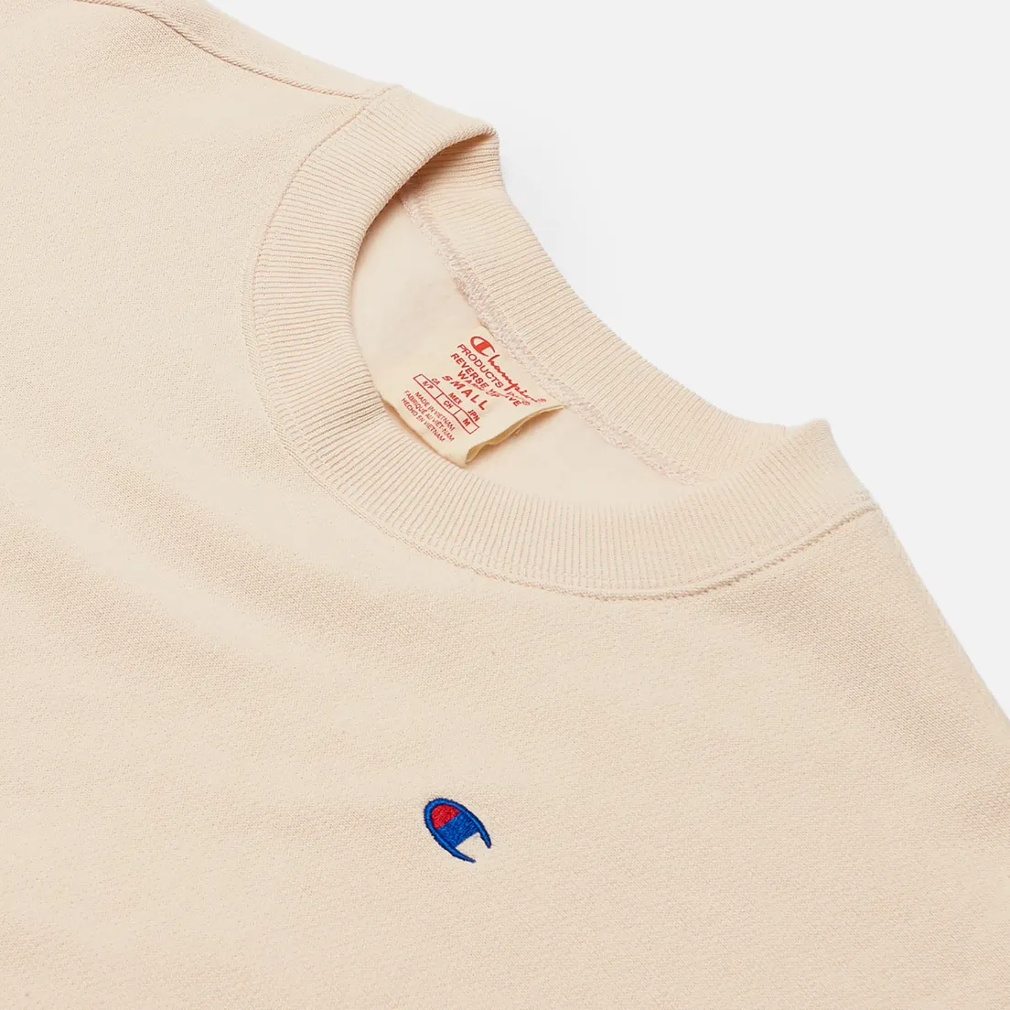 Champion Reverse Weave Женская толстовка Small Logo Chest And Sleeve Crew Neck