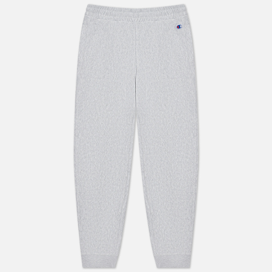 Женские брюки Champion Reverse Weave Ribbed Cuffed Stretch Joggers Light Grey