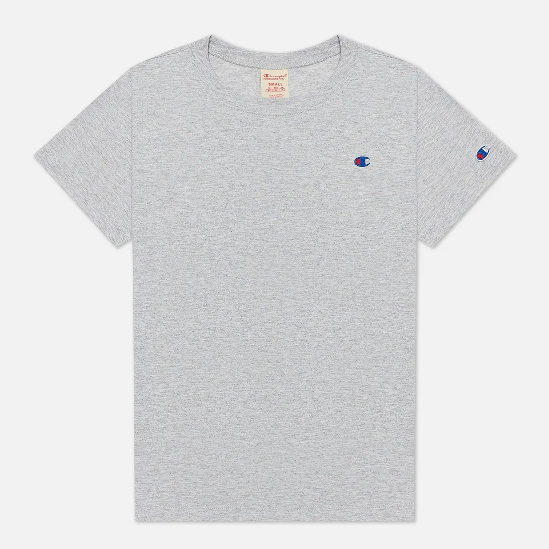 Champion Reverse Weave Женская футболка Embroidered C Logo Chest And Sleeve