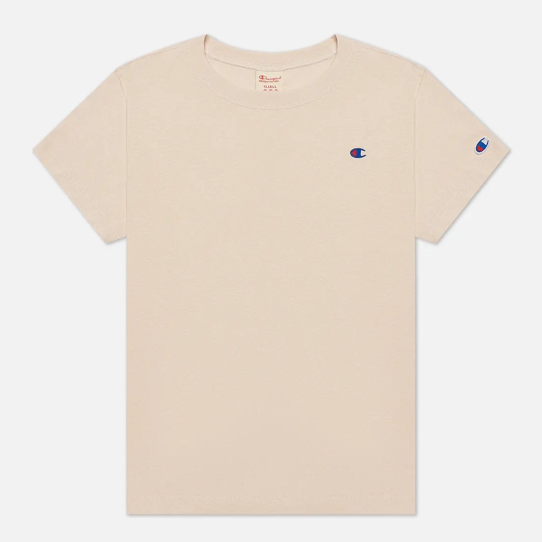 Champion Reverse Weave Женская футболка Embroidered C Logo Chest And Sleeve