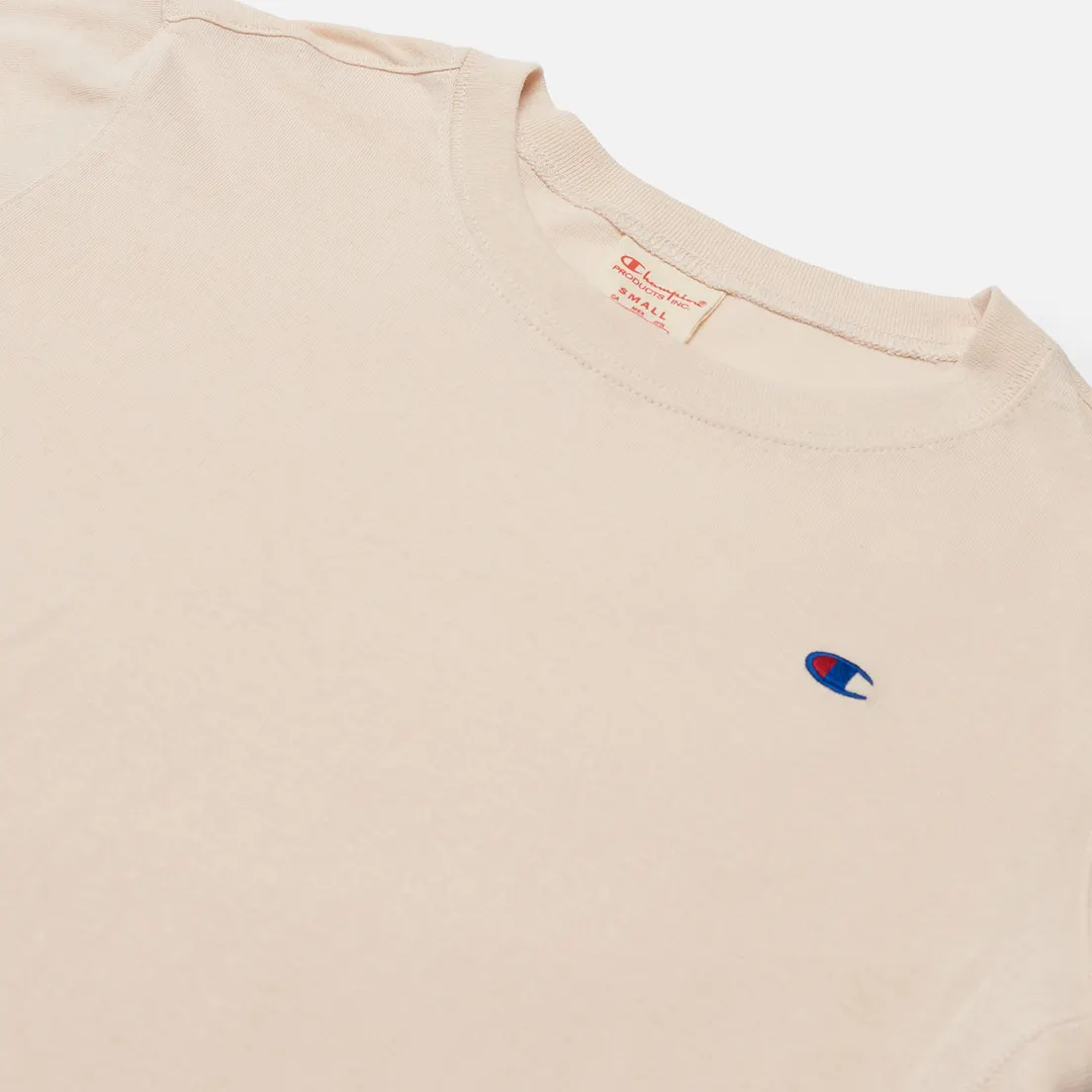 Champion Reverse Weave Женская футболка Embroidered C Logo Chest And Sleeve