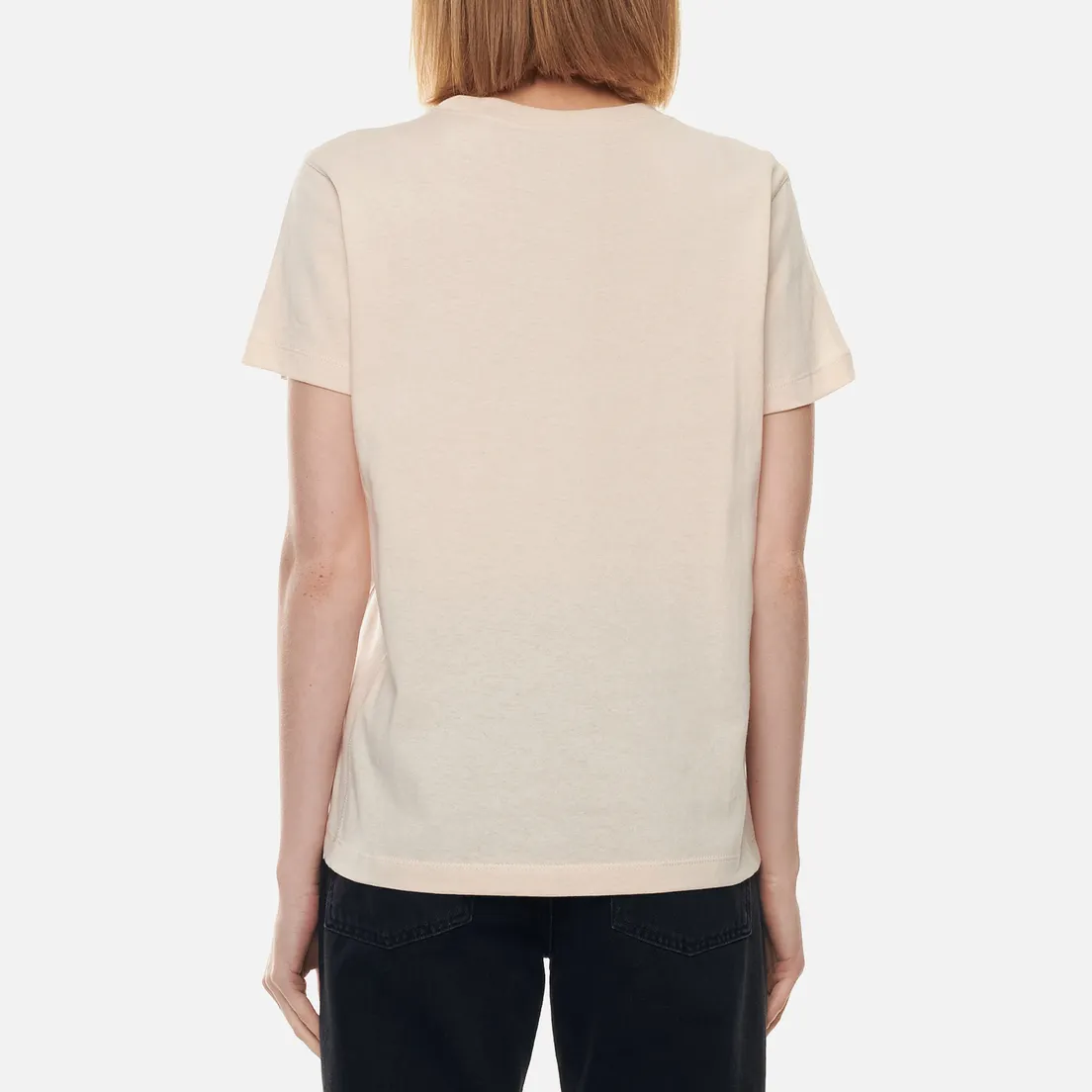 Champion Reverse Weave Женская футболка Embroidered C Logo Chest And Sleeve