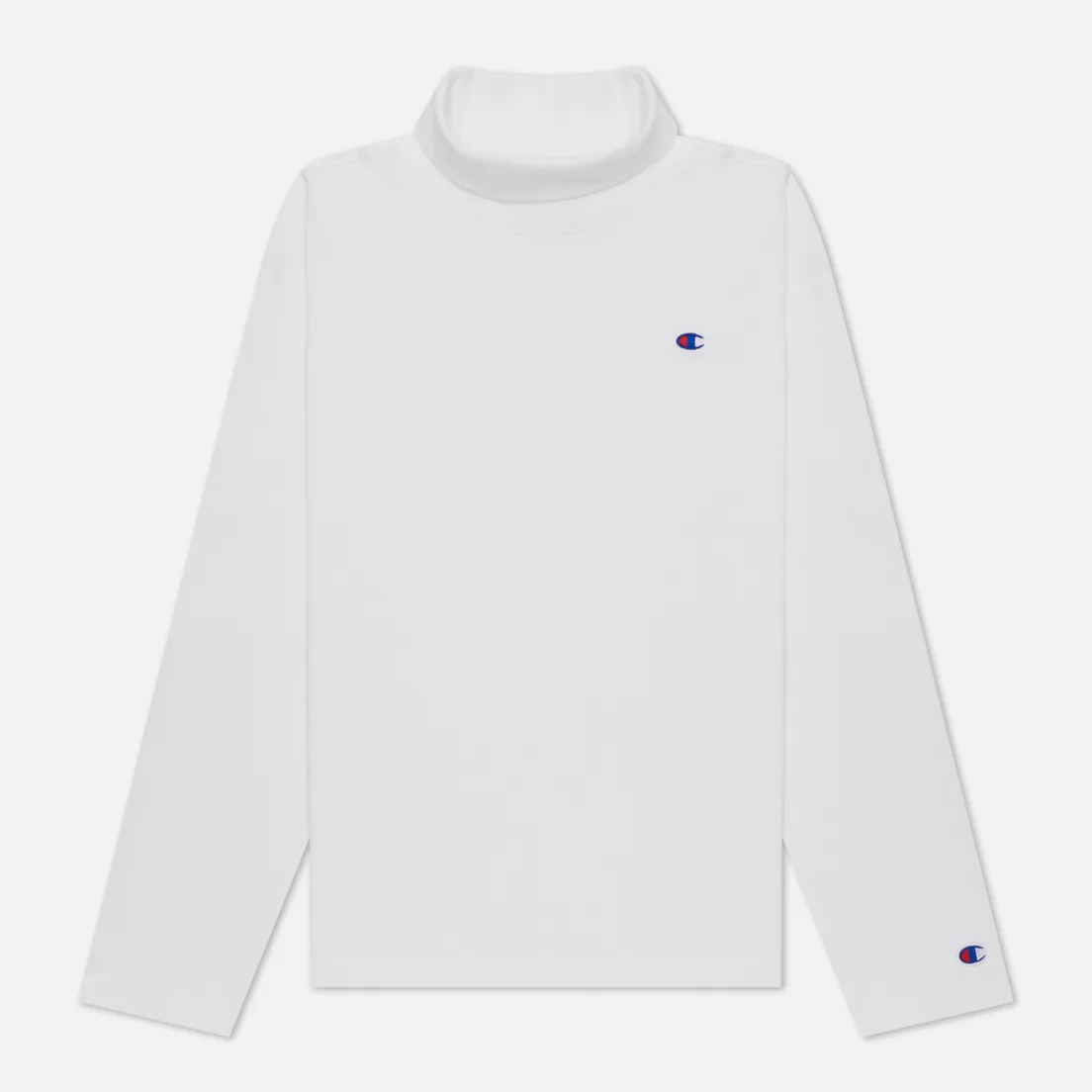 Champion Reverse Weave Женский лонгслив High Neck Embroidered C Logo Chest And Sleeve