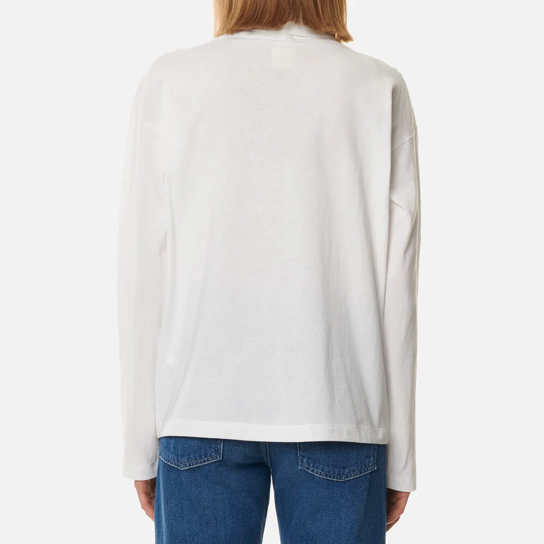 Champion Reverse Weave Женский лонгслив High Neck Embroidered C Logo Chest And Sleeve