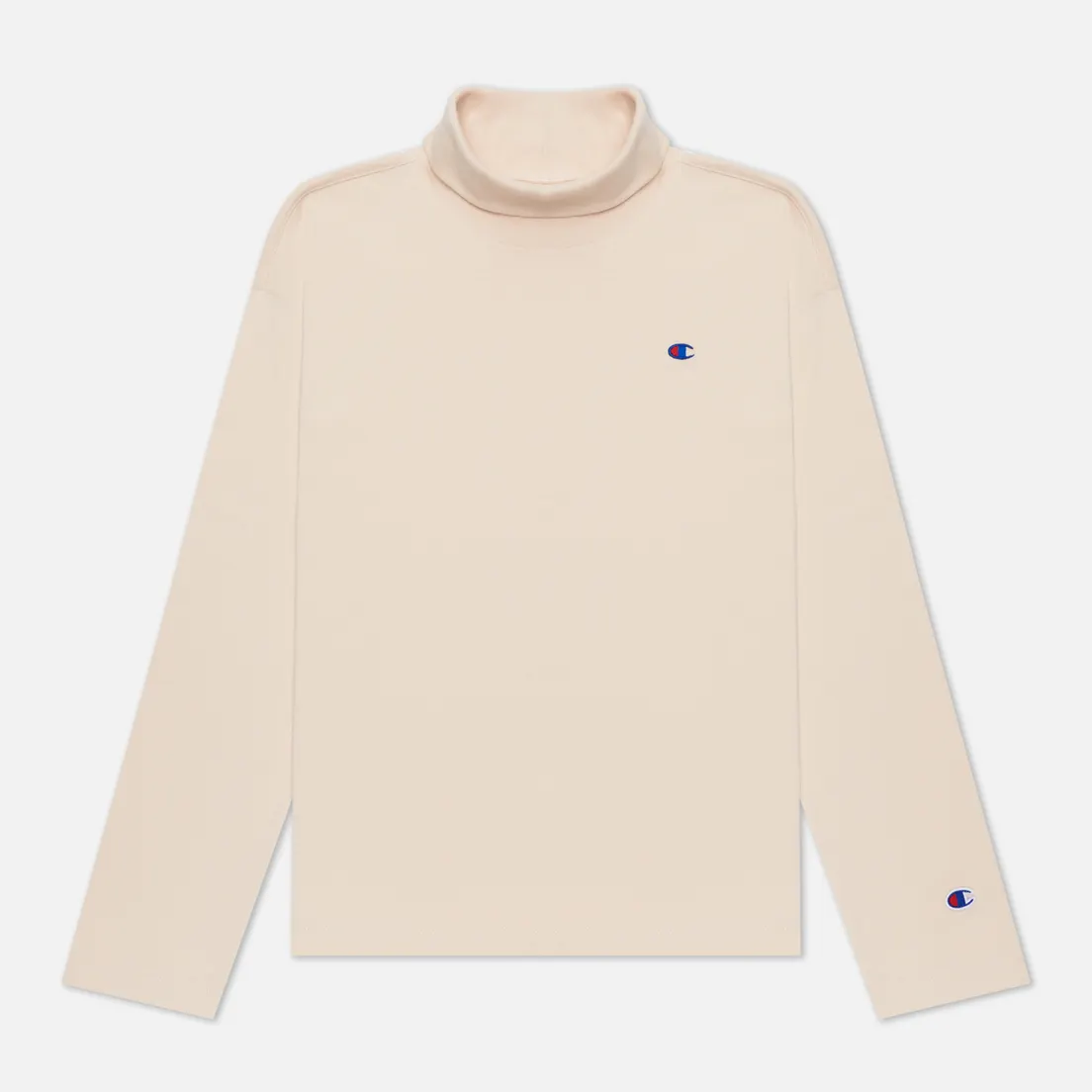 Champion Reverse Weave Женский лонгслив High Neck Embroidered C Logo Chest And Sleeve