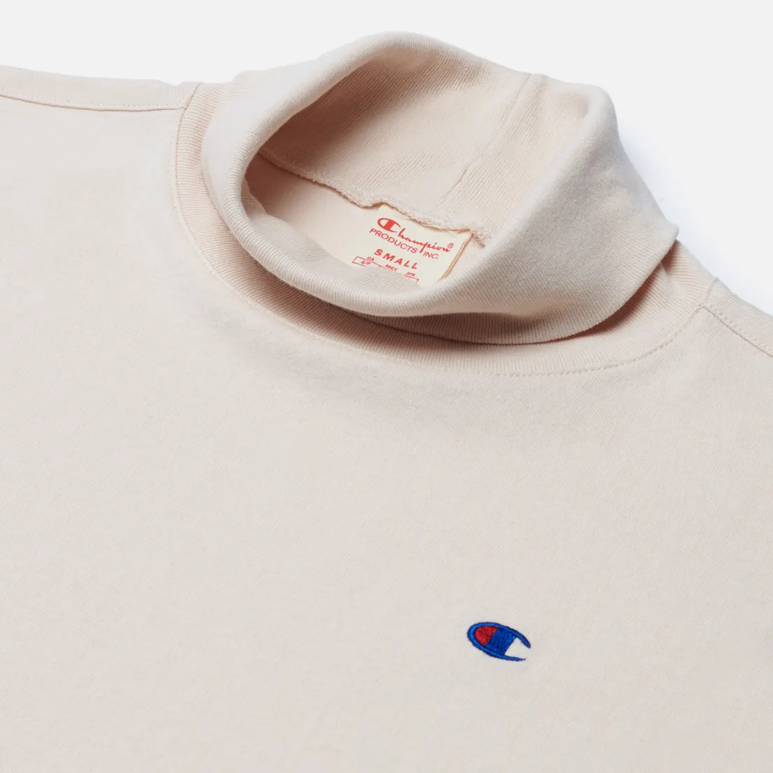 Champion Reverse Weave Женский лонгслив High Neck Embroidered C Logo Chest And Sleeve