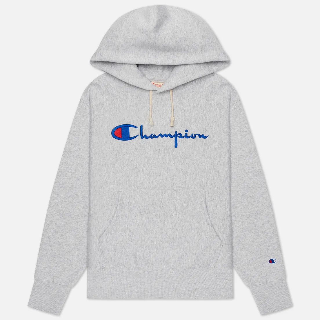 Champion Reverse Weave Женская толстовка Big Script Chest & Logo Sleeve Hooded