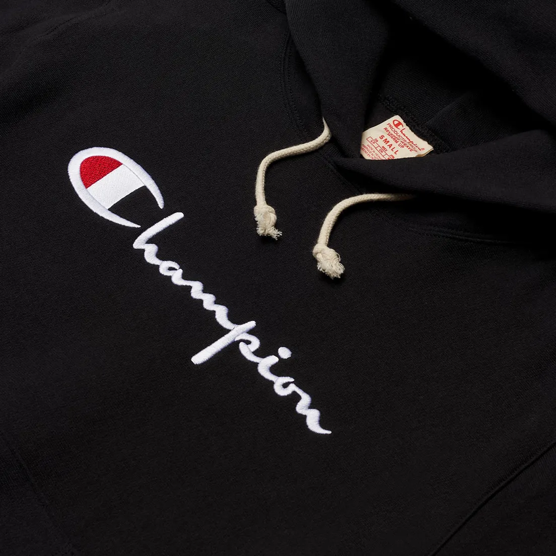 Champion Reverse Weave Женская толстовка Big Script Chest & Logo Sleeve Hooded