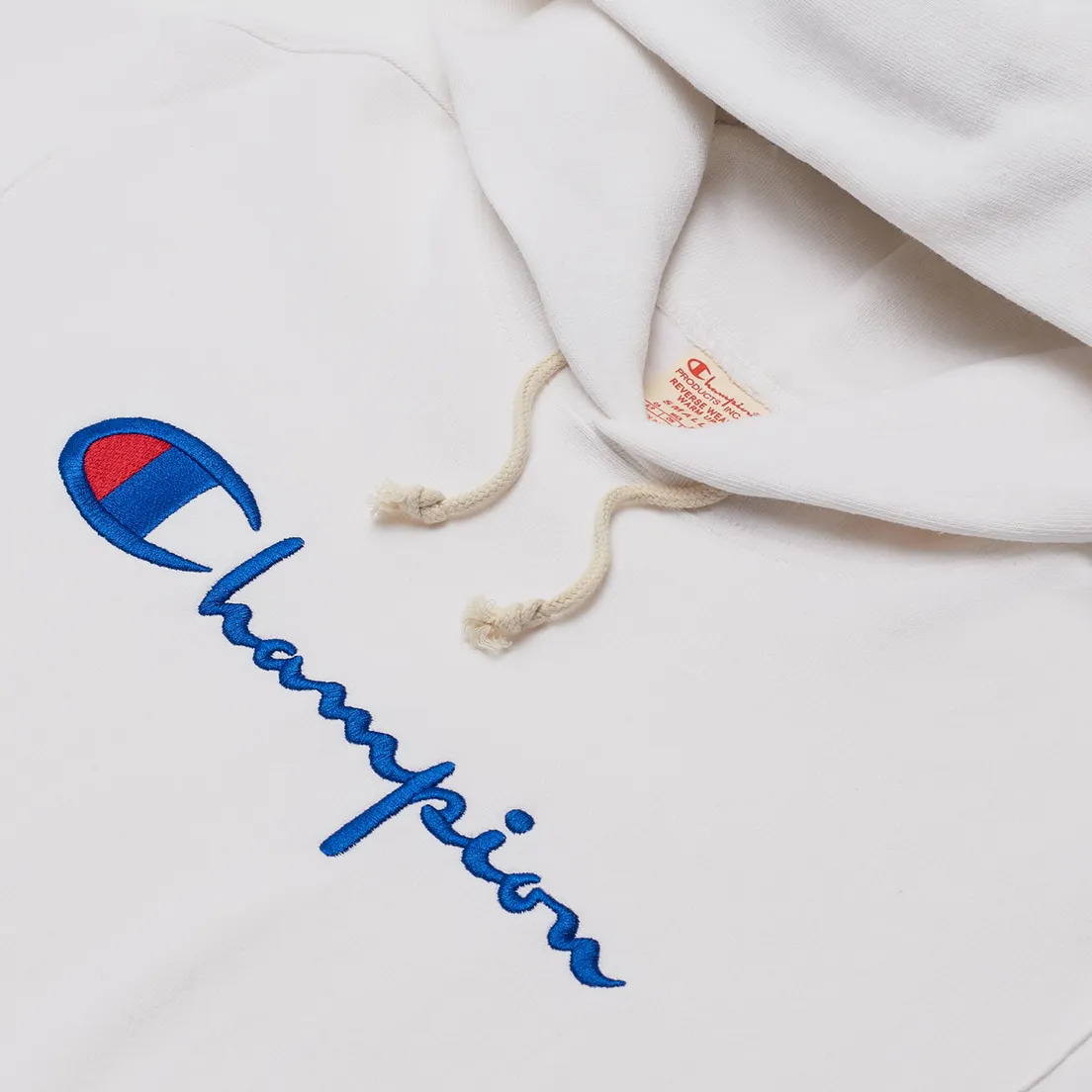 Champion Reverse Weave Женская толстовка Big Script Chest & Logo Sleeve Hooded