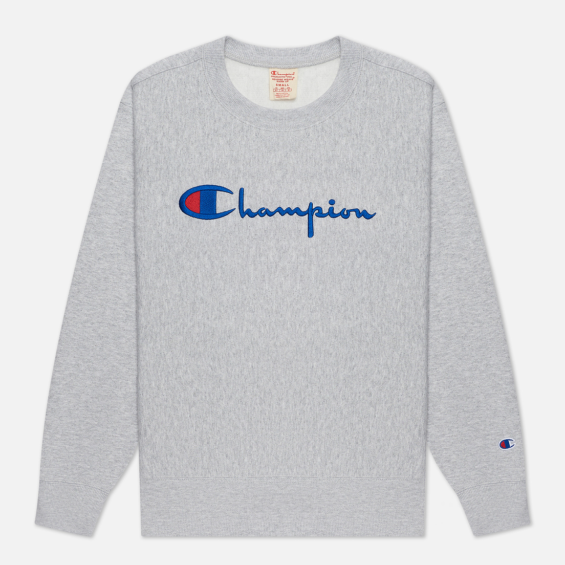 Champion Reverse Weave Женская толстовка Script Logo Chest And C Logo Sleeve