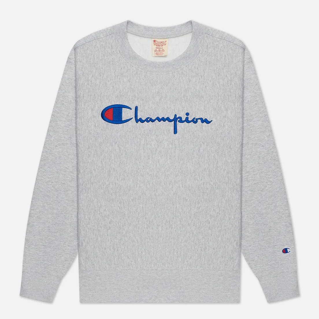 Champion Reverse Weave Женская толстовка Script Logo Chest And C Logo Sleeve