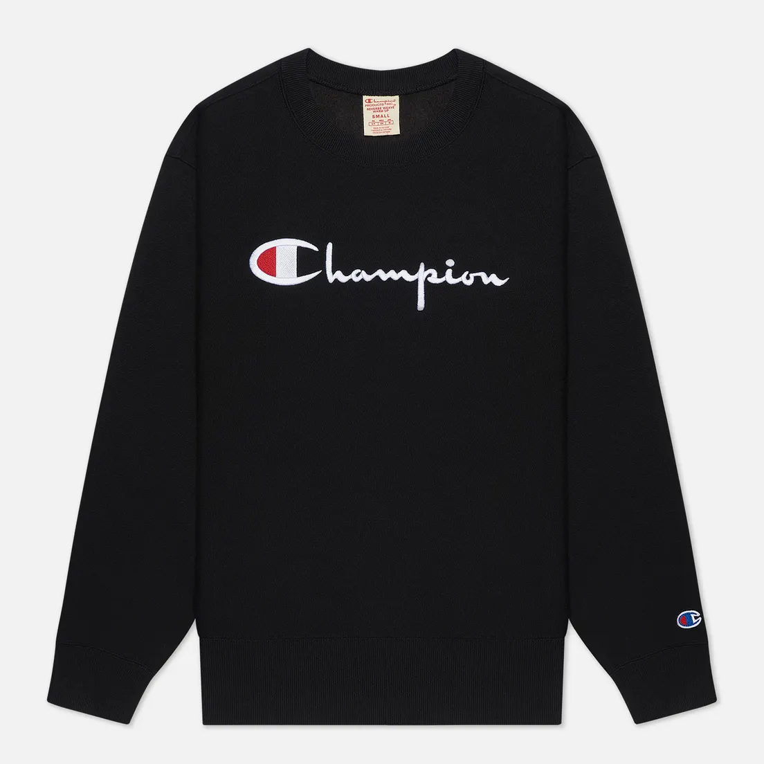 Champion Reverse Weave Женская толстовка Script Logo Chest And C Logo Sleeve
