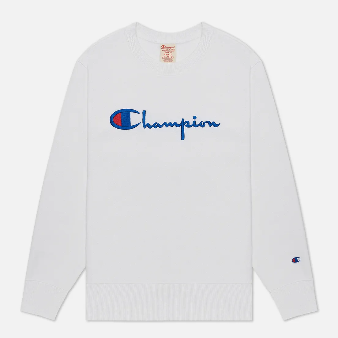 Champion Reverse Weave Женская толстовка Script Logo Chest And C Logo Sleeve