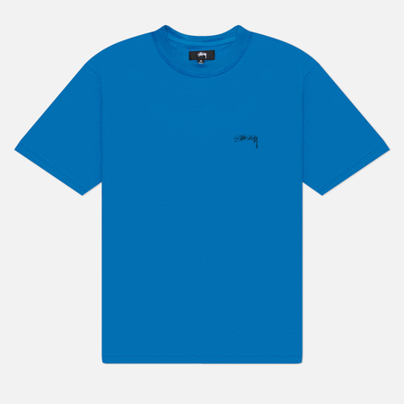 Мужская футболка Stussy Lazy, цвет синий