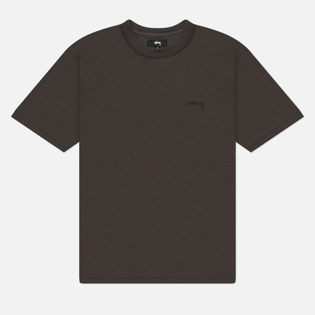 Мужская футболка Stussy Lazy, цвет чёрный