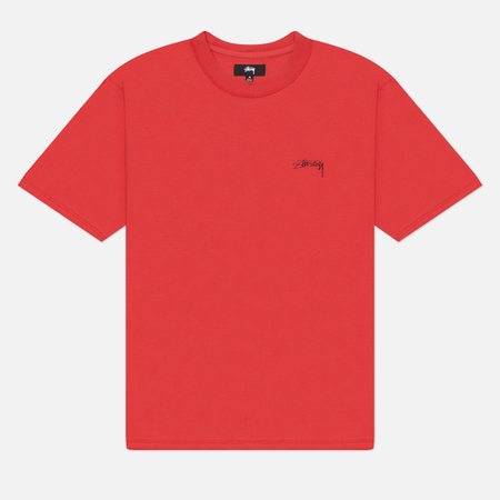 Мужская футболка Stussy Lazy, цвет красный