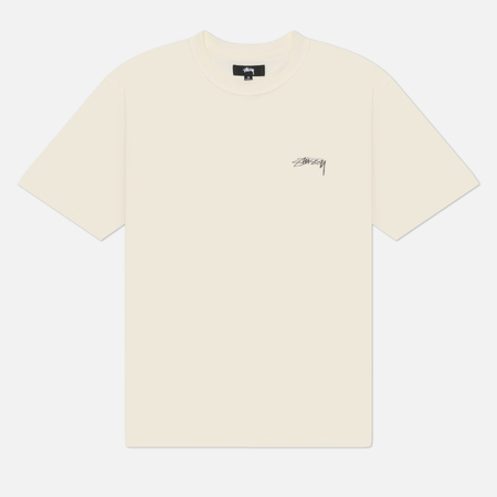Мужская футболка Stussy Lazy, цвет белый