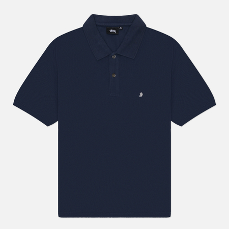 Мужское поло Stussy Classic Pique, цвет синий, размер M