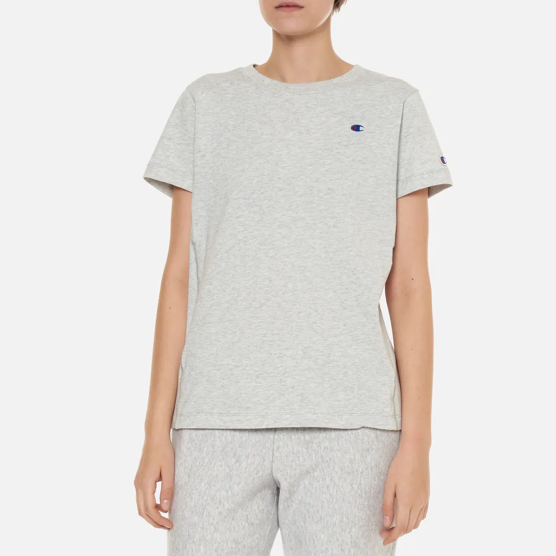 Champion Reverse Weave Женская футболка C Logo Crew Neck Regular Fit