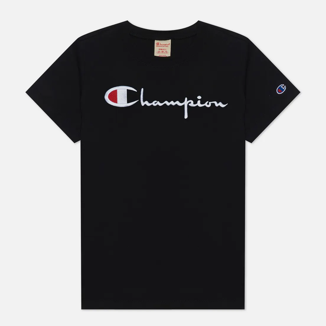 Champion Reverse Weave Женская футболка Big Logo Crew Neck Regular Fit
