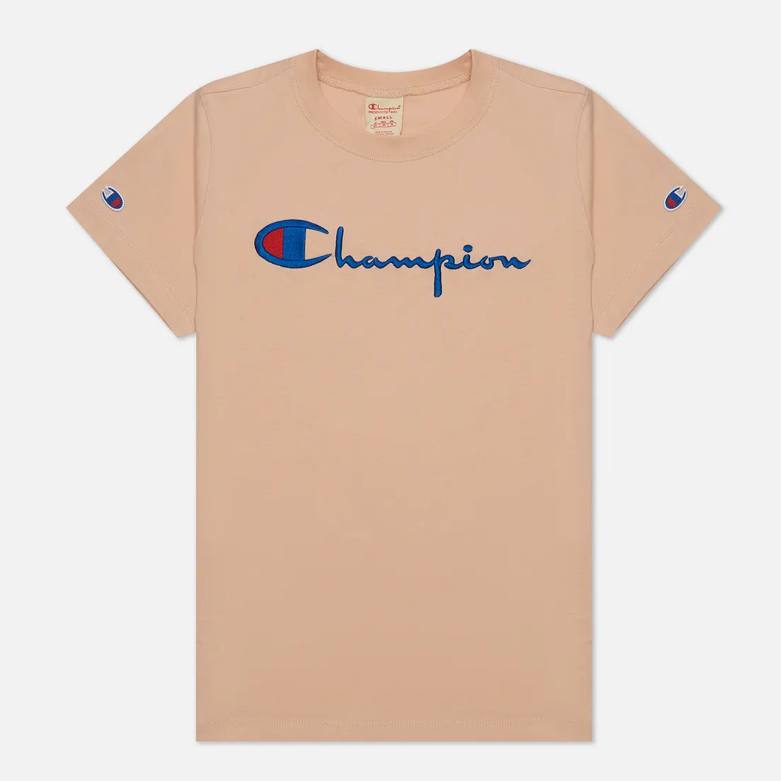 Champion Reverse Weave Женская футболка Big Logo Crew Neck Regular Fit
