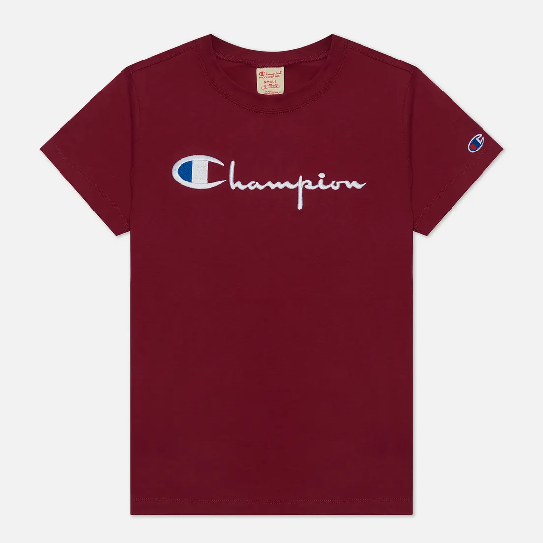 Champion Reverse Weave Женская футболка Big Logo Crew Neck Regular Fit