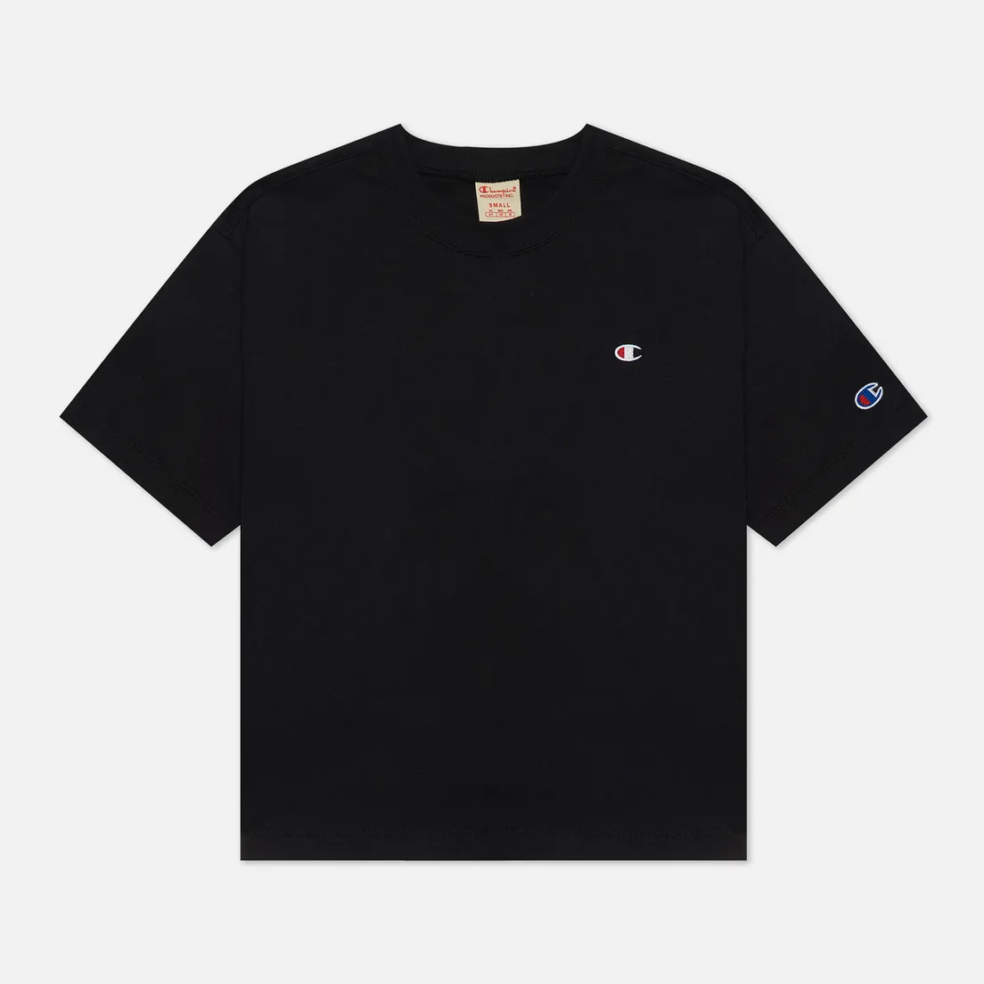 Champion Reverse Weave Женская футболка C Logo Cropped Custom Fit