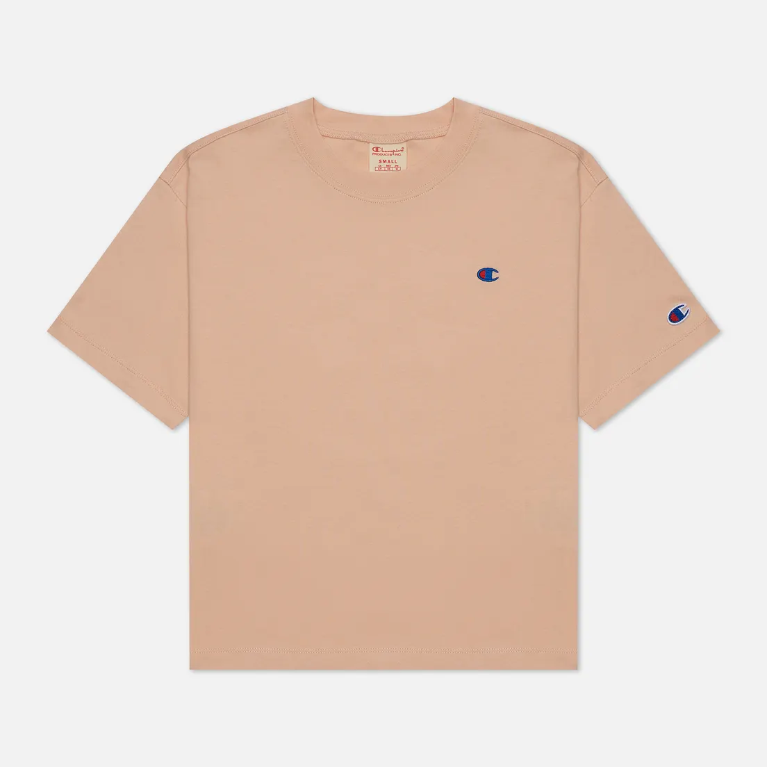 Champion Reverse Weave Женская футболка C Logo Cropped Custom Fit