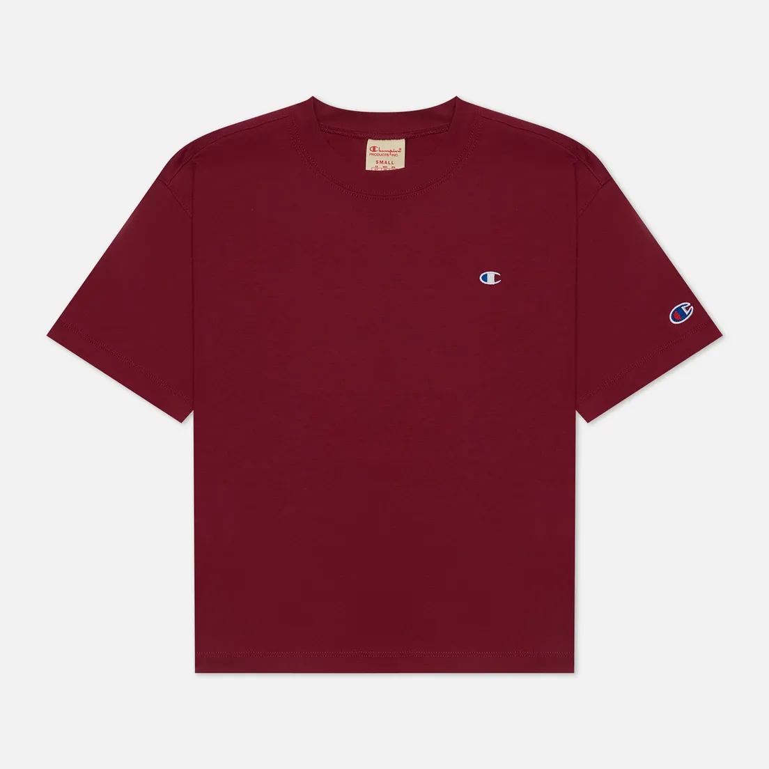 Champion Reverse Weave Женская футболка C Logo Cropped Custom Fit