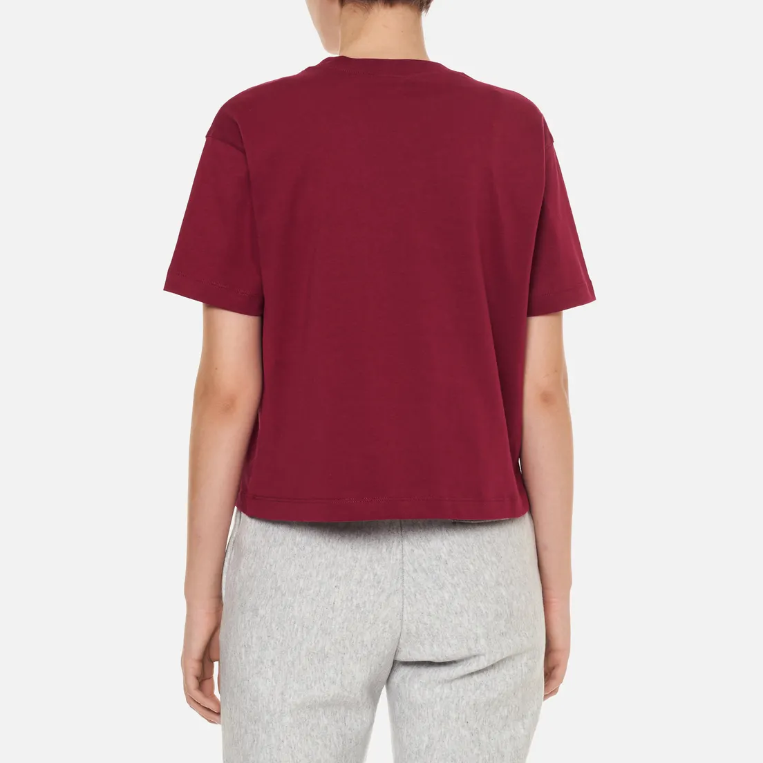 Champion Reverse Weave Женская футболка C Logo Cropped Custom Fit