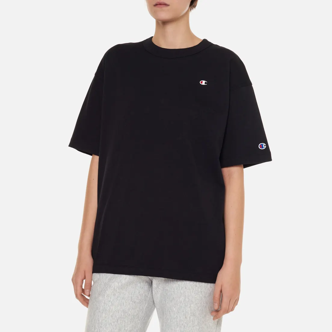 Champion Reverse Weave Женская футболка C Logo Maxi Boxy Fit