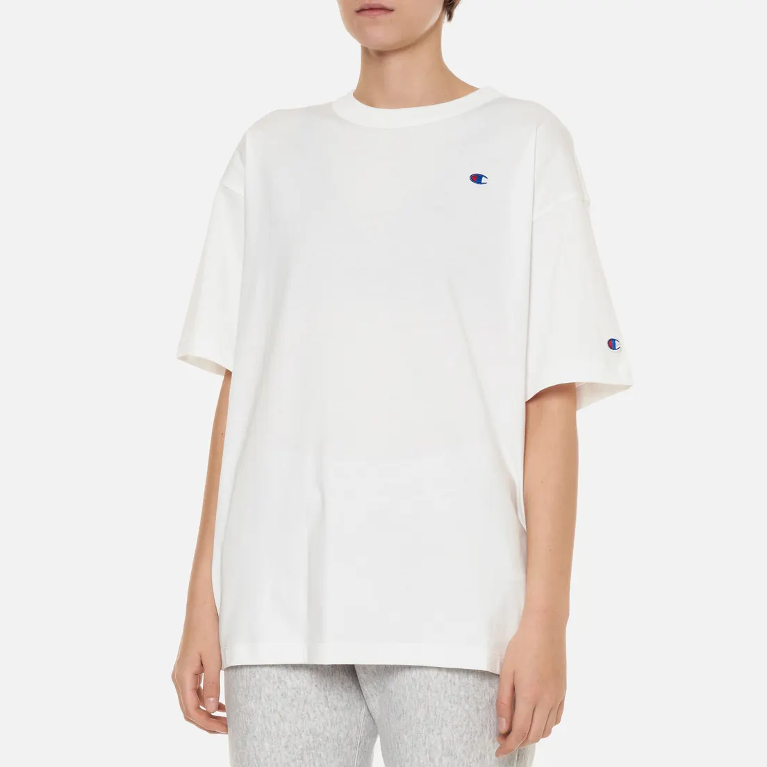 Champion Reverse Weave Женская футболка C Logo Maxi Boxy Fit