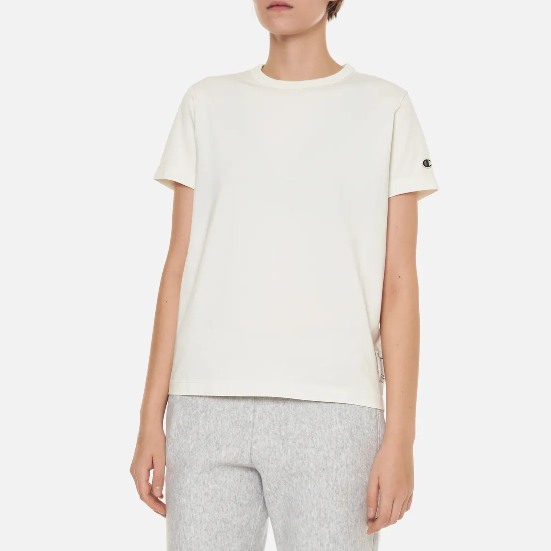 Champion Reverse Weave Женская футболка Organic Cotton Crew Neck Regular Fit