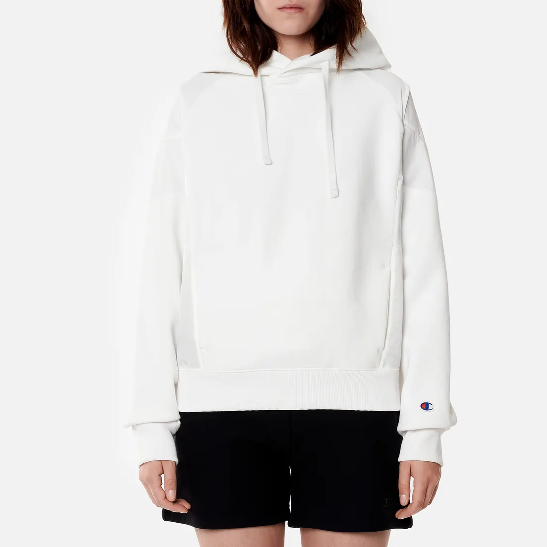 Champion Reverse Weave Женская толстовка Poly Brushed Fleece Hoodie