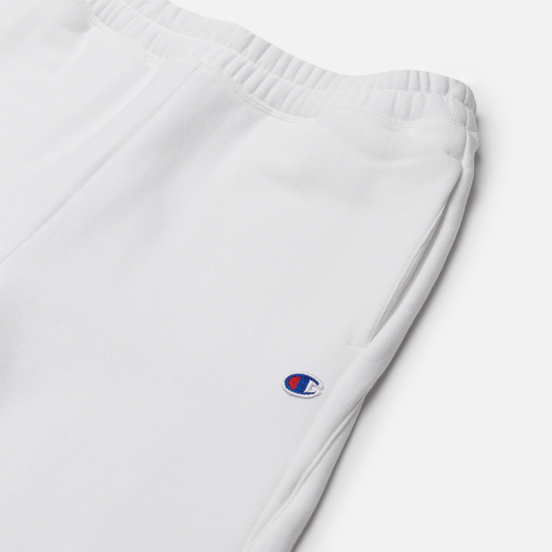 Женские брюки Champion Reverse Weave Poly Brushed Fleece Elastic Cuff White
