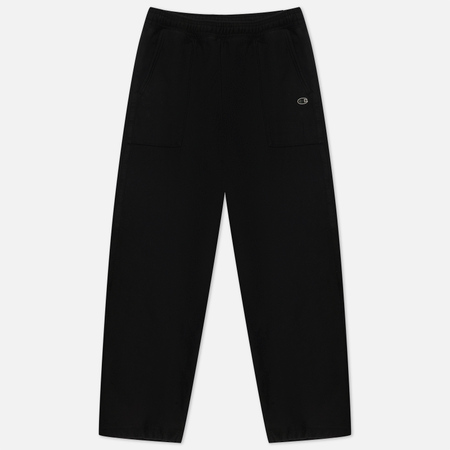 Женские брюки Champion Reverse Weave Garment Dyed Drawstring Custom Fit, цвет чёрный, размер L