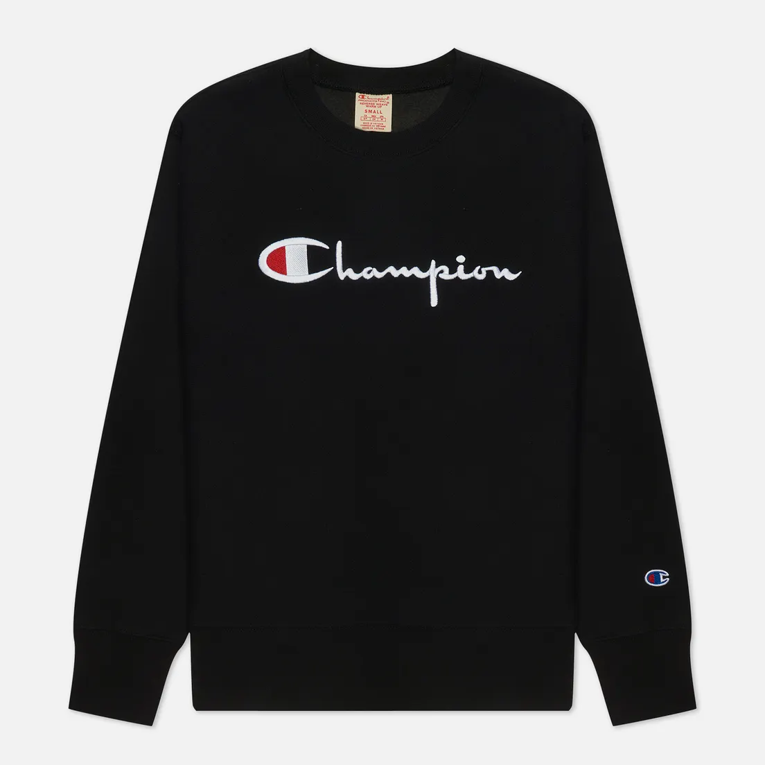 Champion Reverse Weave Женская толстовка Script Logo Crew Neck Regular Fit