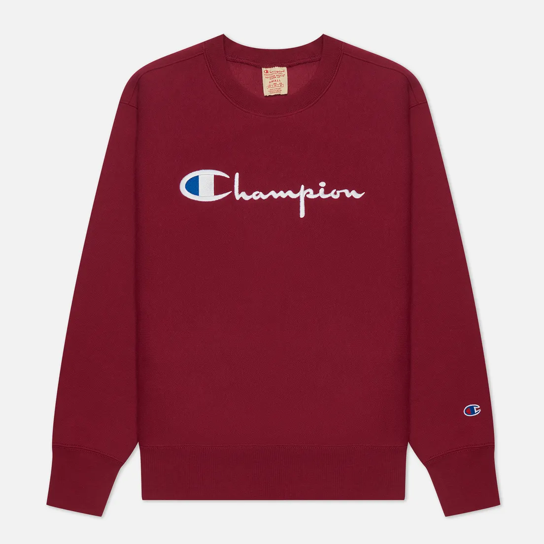 Champion Reverse Weave Женская толстовка Script Logo Crew Neck Regular Fit