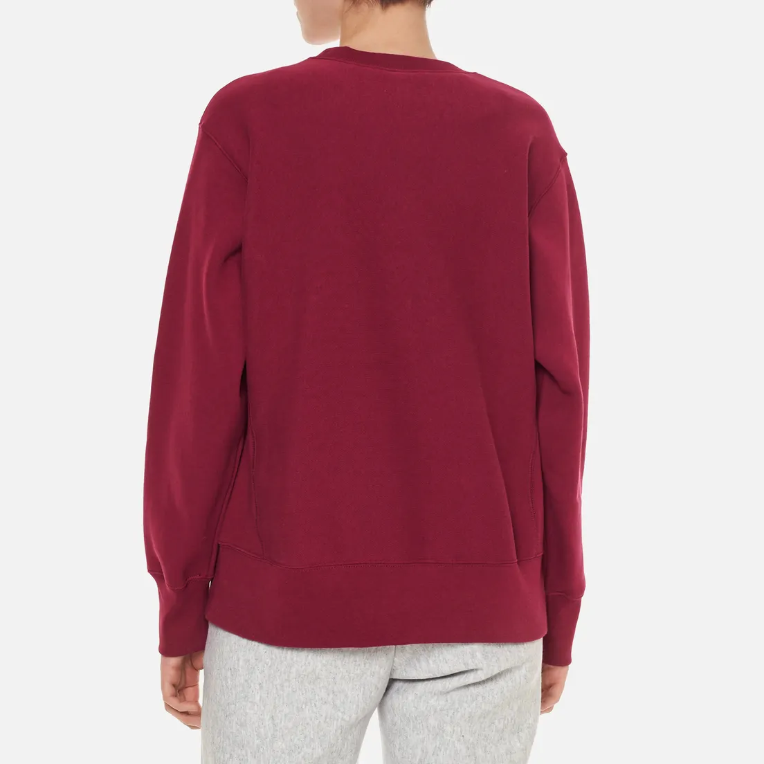 Champion Reverse Weave Женская толстовка Script Logo Crew Neck Regular Fit