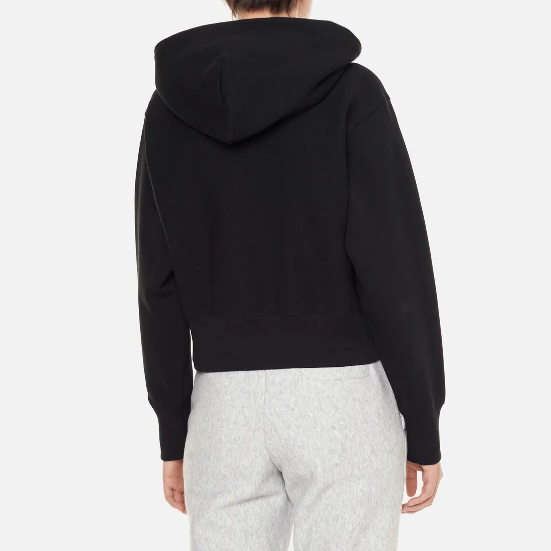 Champion Reverse Weave Женская толстовка C Logo Cropped Hoodie Custom Fit