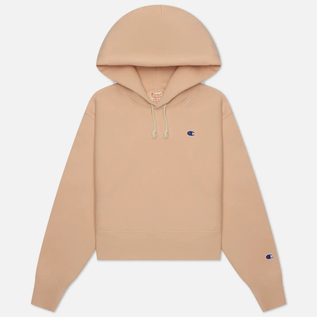 Champion Reverse Weave Женская толстовка C Logo Cropped Hoodie Custom Fit
