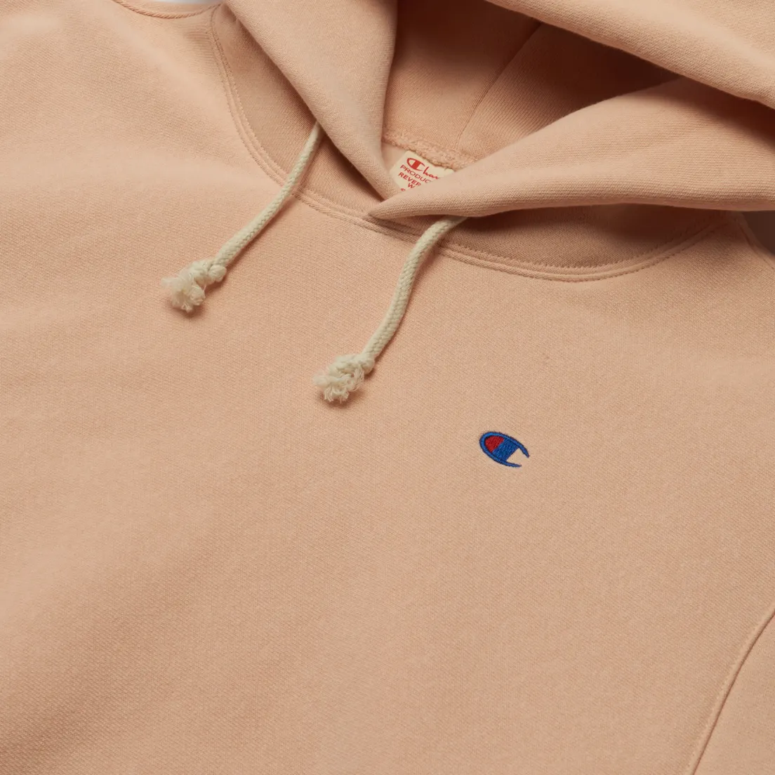 Champion Reverse Weave Женская толстовка C Logo Cropped Hoodie Custom Fit