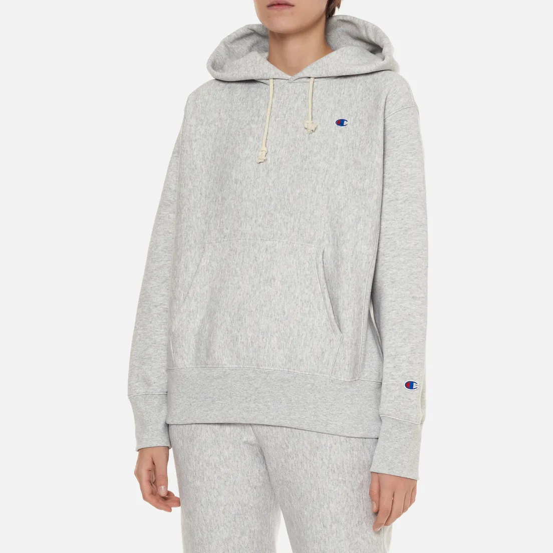 Champion Reverse Weave Женская толстовка C Logo Hoodie Regular Fit