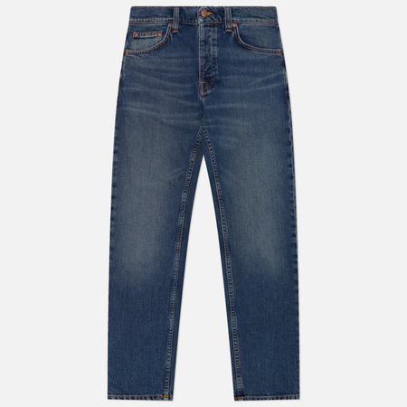 Мужские джинсы Nudie Jeans Solid Ollie, цвет синий, размер 32/32