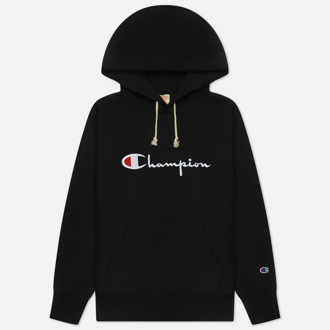 Champion Reverse Weave Женская толстовка Script Logo Hoodie Regular Fit