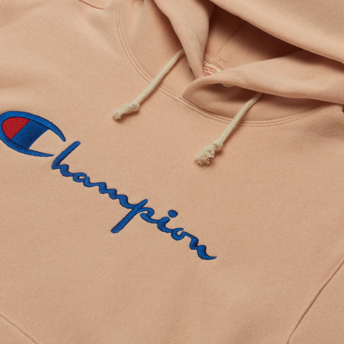 Champion Reverse Weave Женская толстовка Script Logo Hoodie Regular Fit