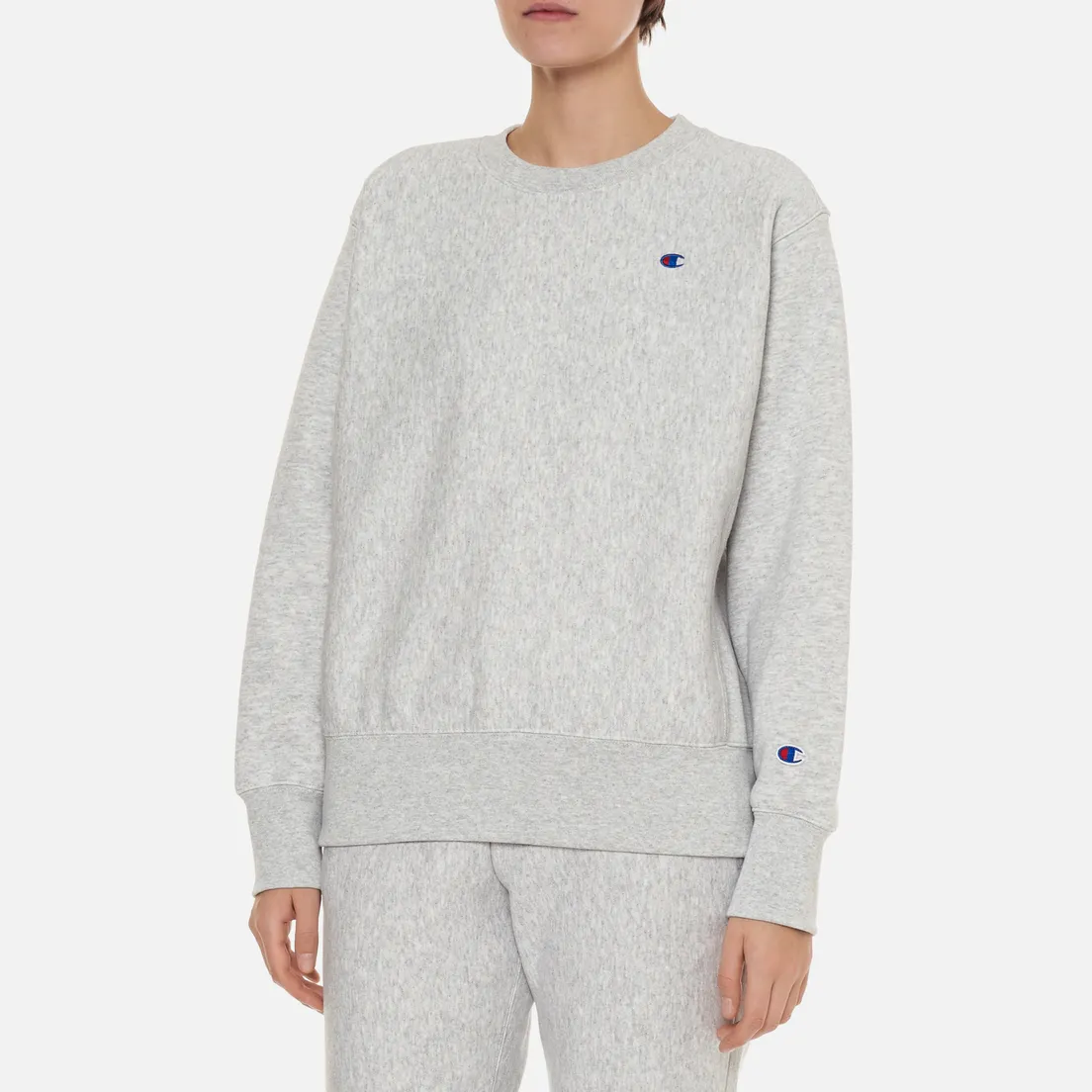Champion Reverse Weave Женская толстовка C Logo Crew Neck Regular Fit