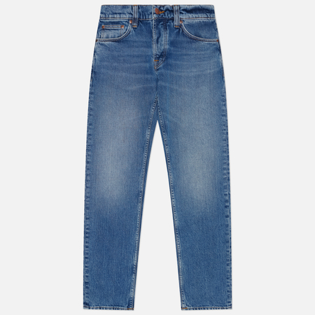 Мужские джинсы Nudie Jeans Solid Ollie, цвет голубой, размер 36/32